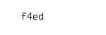 Captcha: f4ed